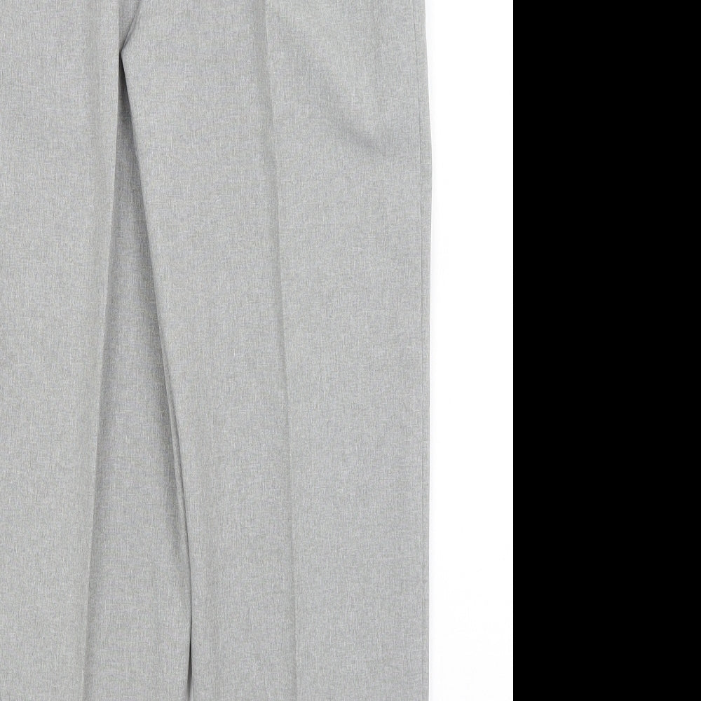 Emma Womens Grey Dress Pants Trousers Size 20 L23.5 in