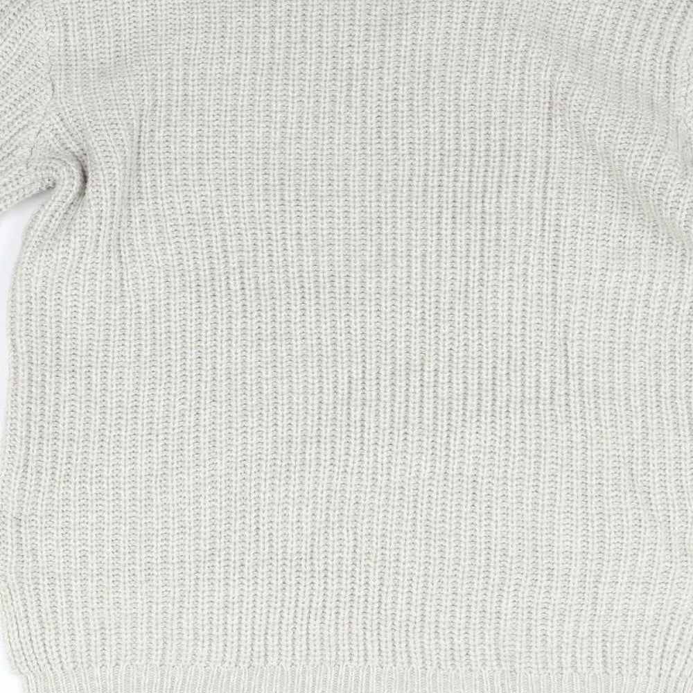 beyou Womens Beige Henley Jumper Size 10