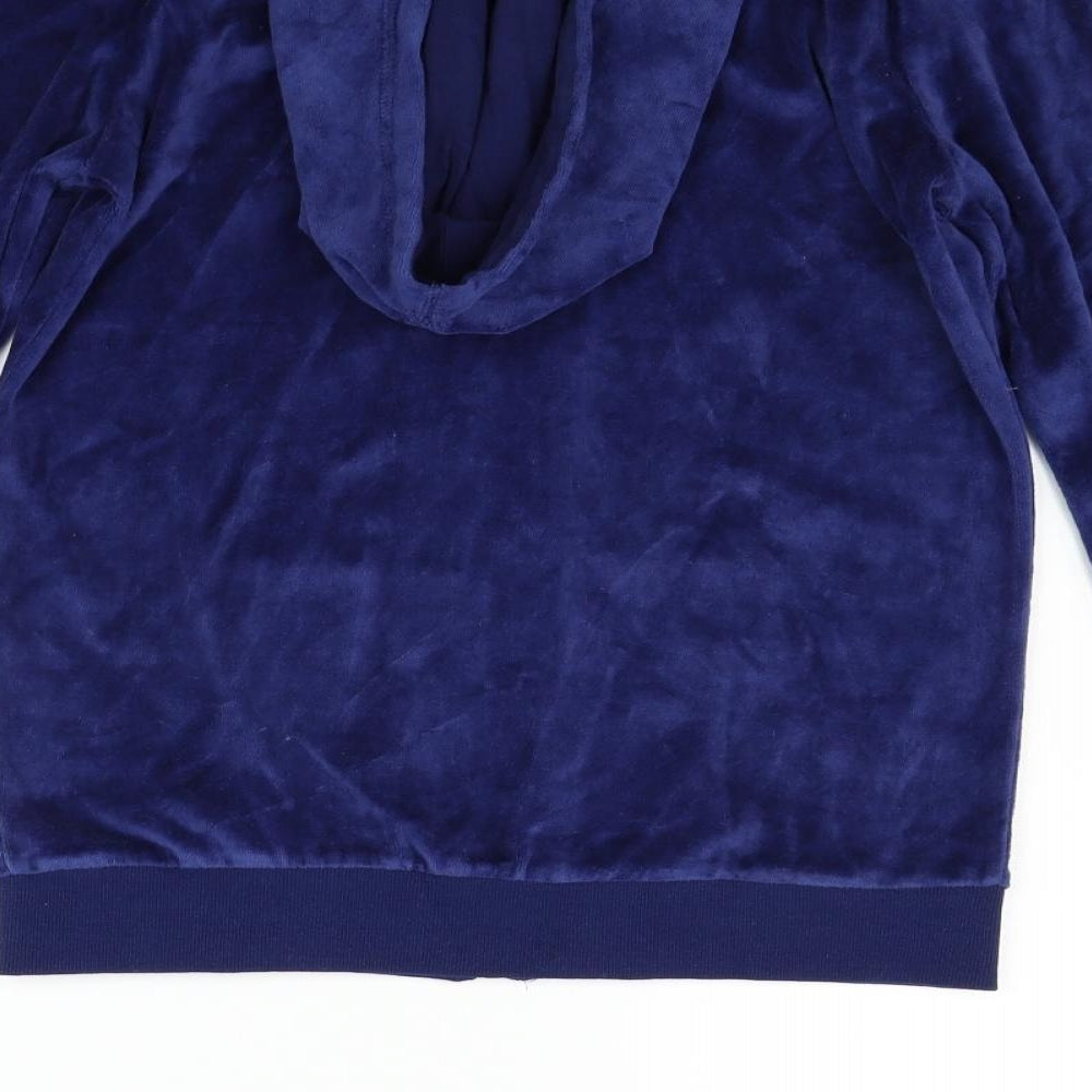 Avenue Womens Blue Jacket Size 8