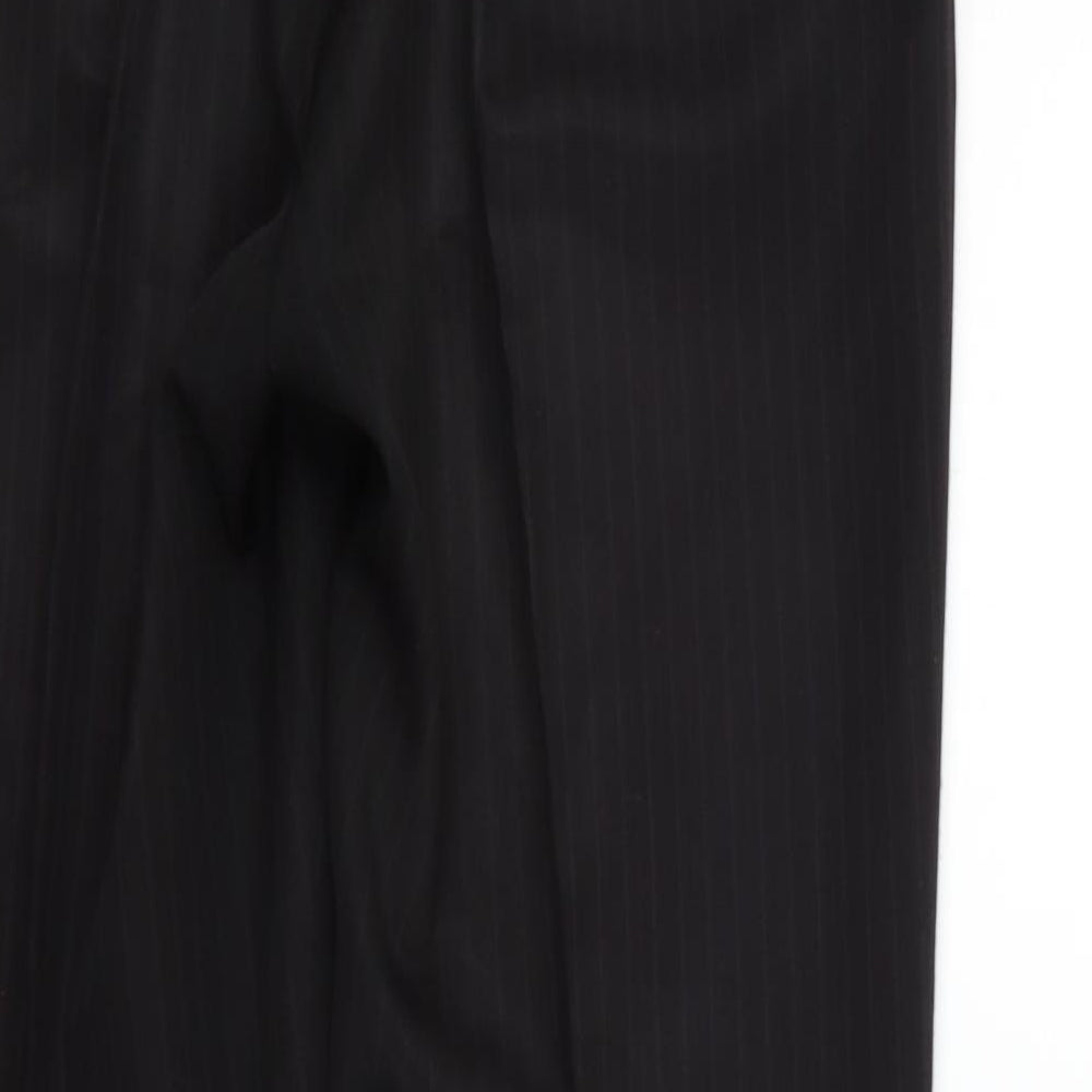 BHS Womens Black Trousers Size 36 in L29 in