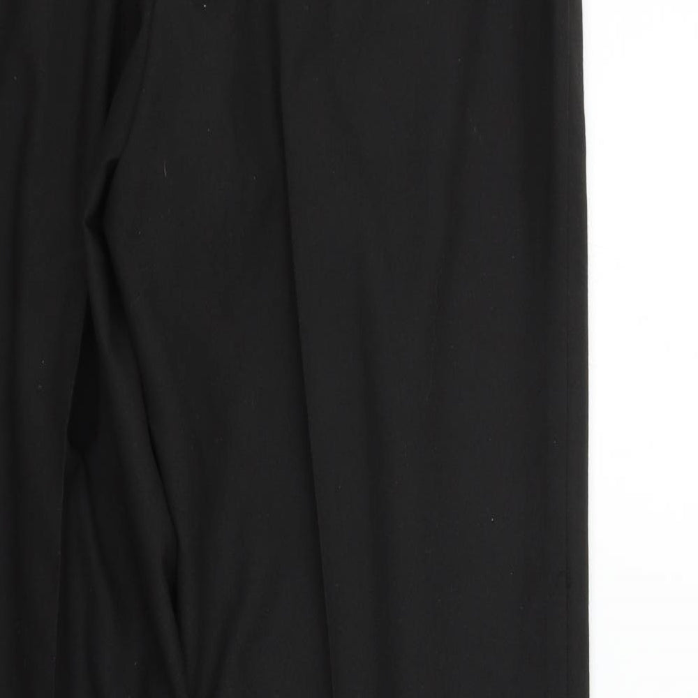 Preworn Womens Black Trousers Size 36 in L27 in