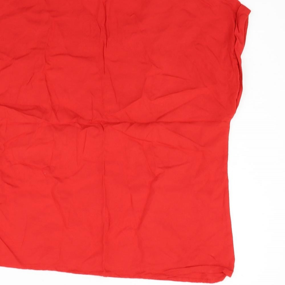 Atmosphere Womens Red Basic T-Shirt Size 6