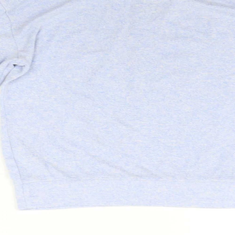 LOVE TO LOUNGE Womens Blue Solid Top Pyjama Top Size XS