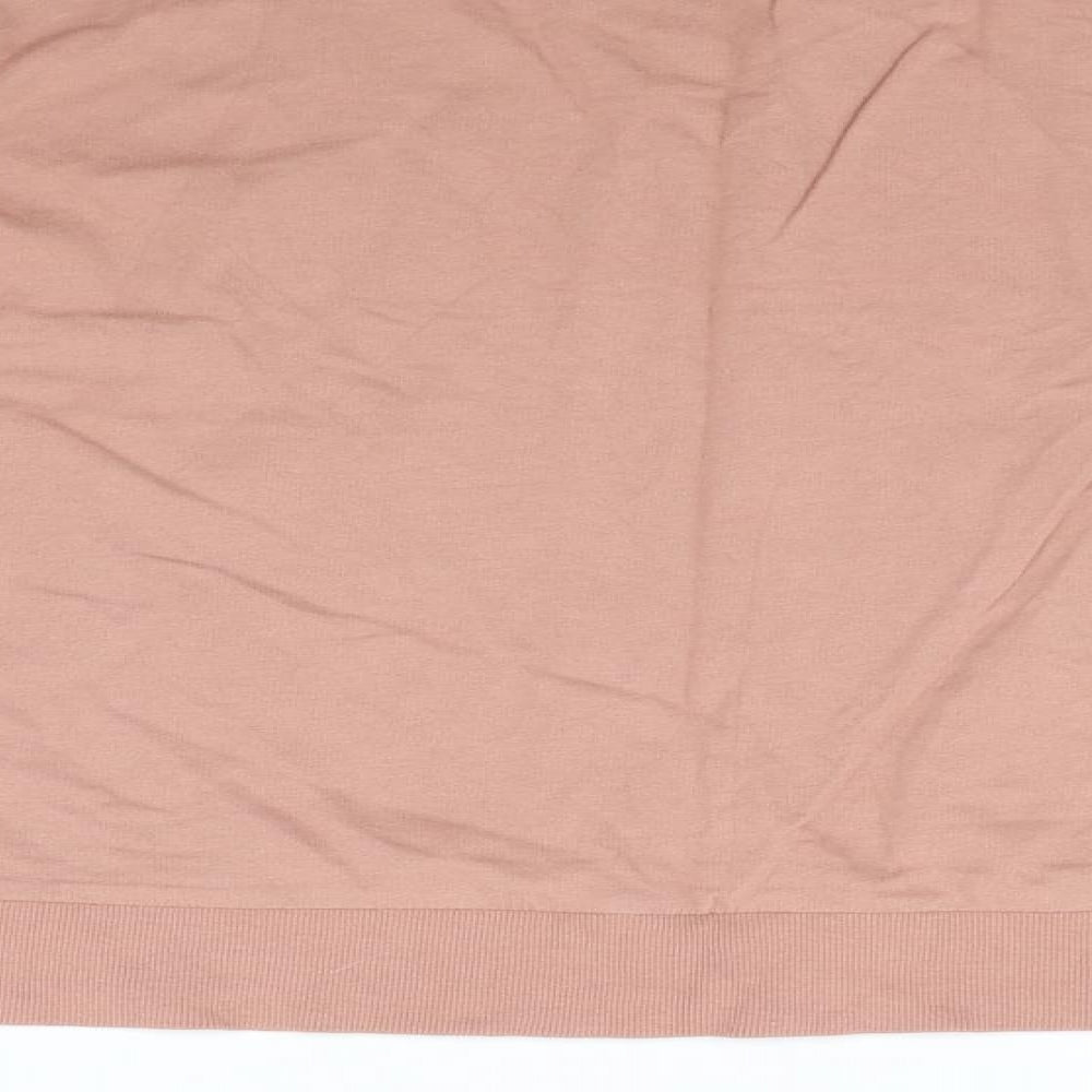 Divided Womens Beige Henley Jumper Size M