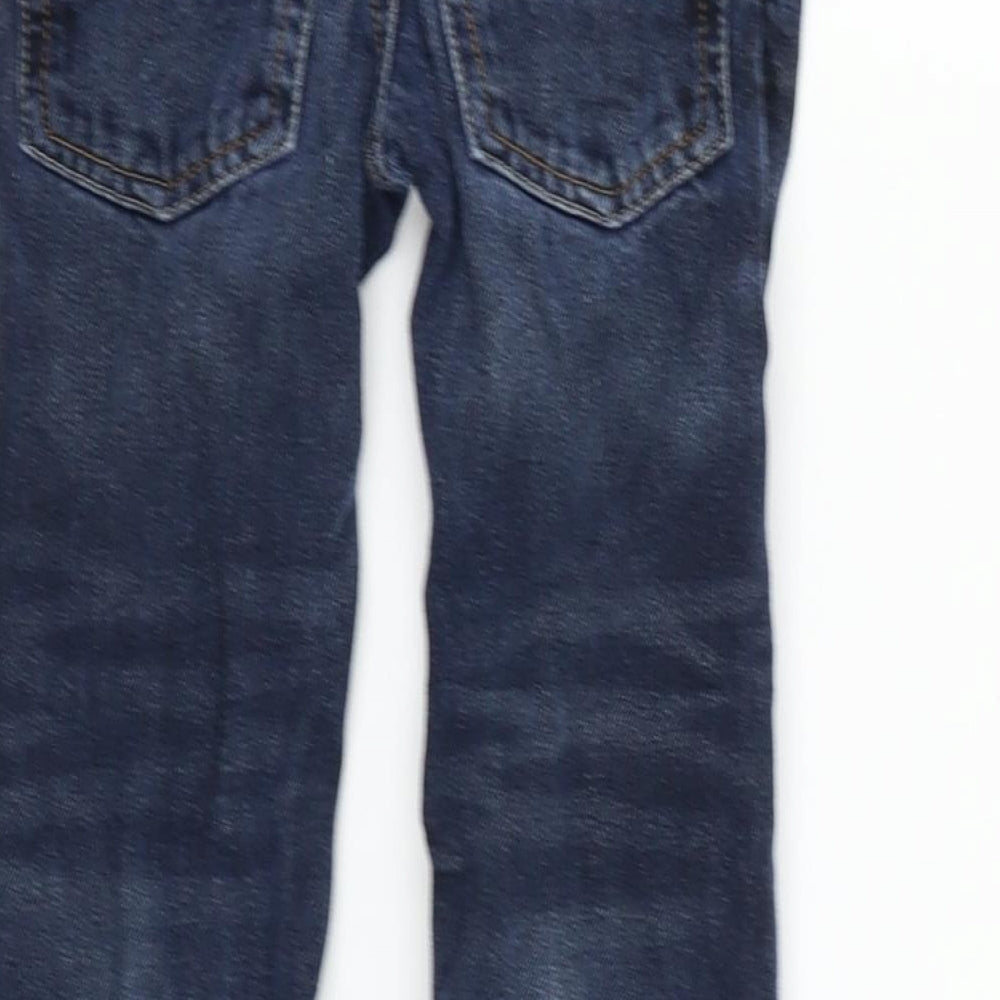 Next Girls Blue Straight Jeans Size 3 Years