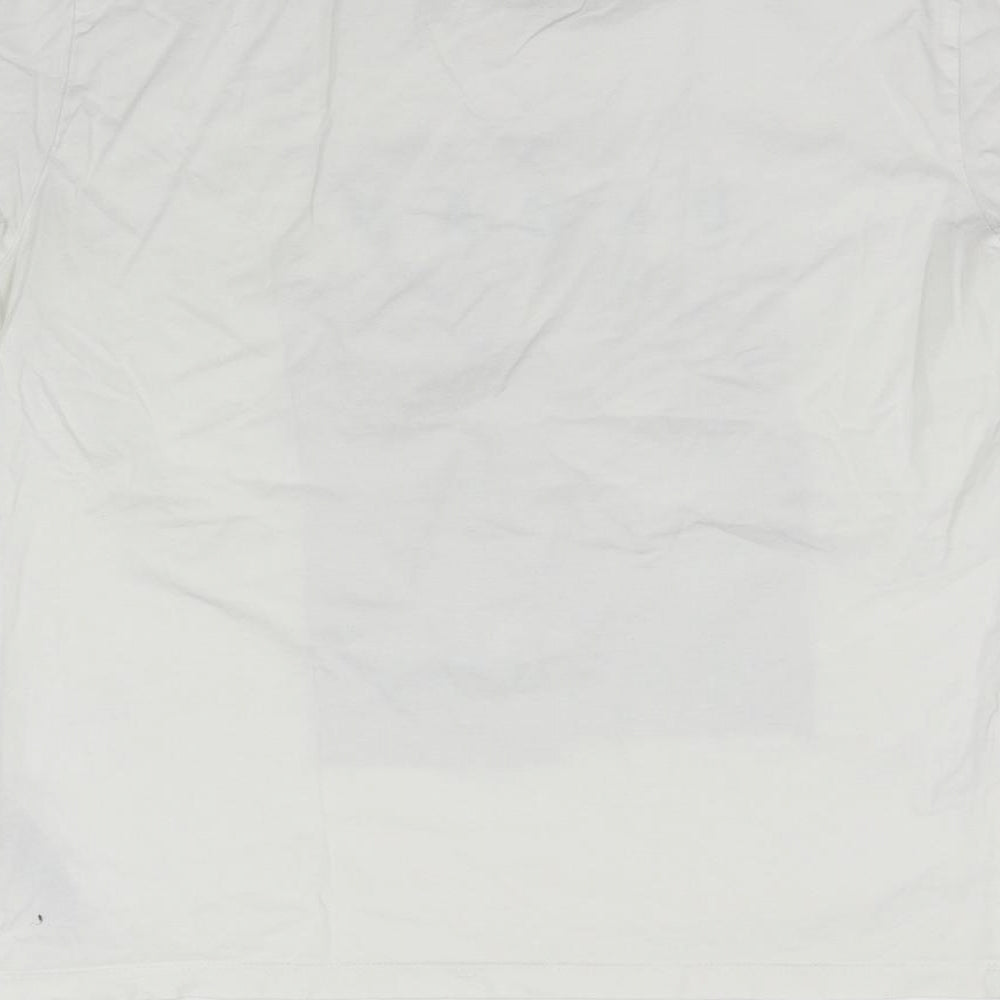 EDC Mens White T-Shirt Size M