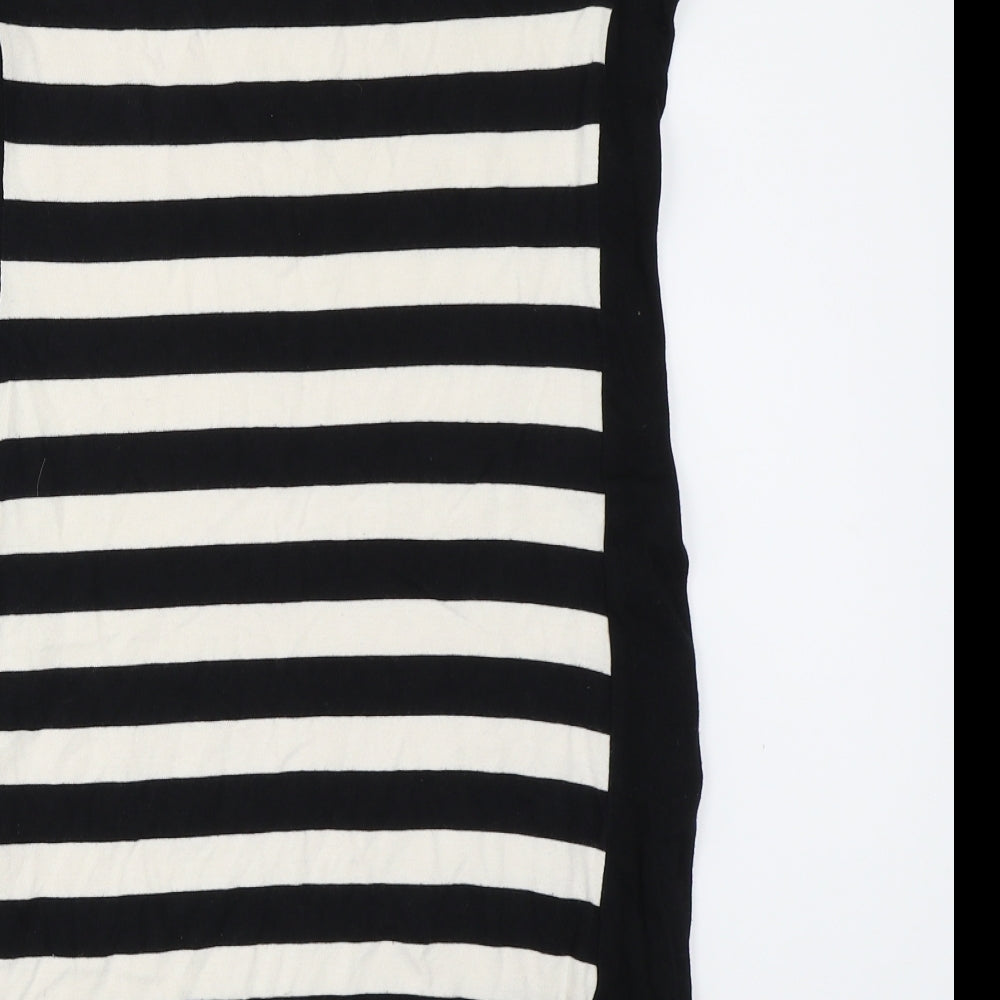 Zara Womens Black Striped Bodycon Size S