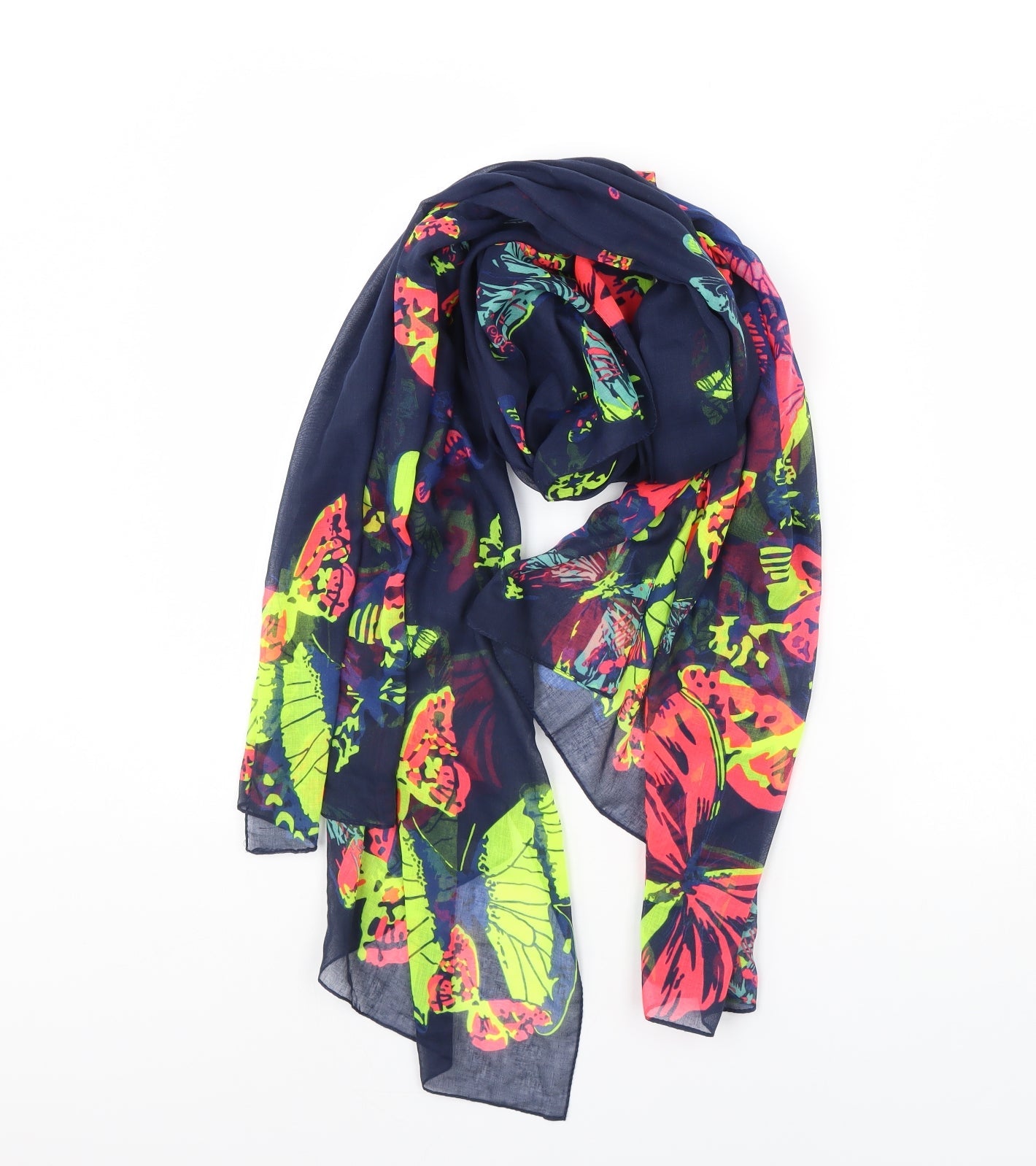 Preworn Womens Blue Scarf