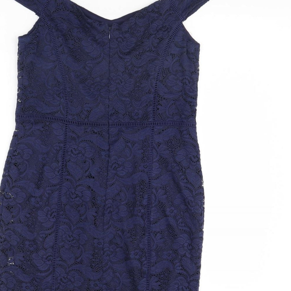 New Look Womens Blue Mini Size 12