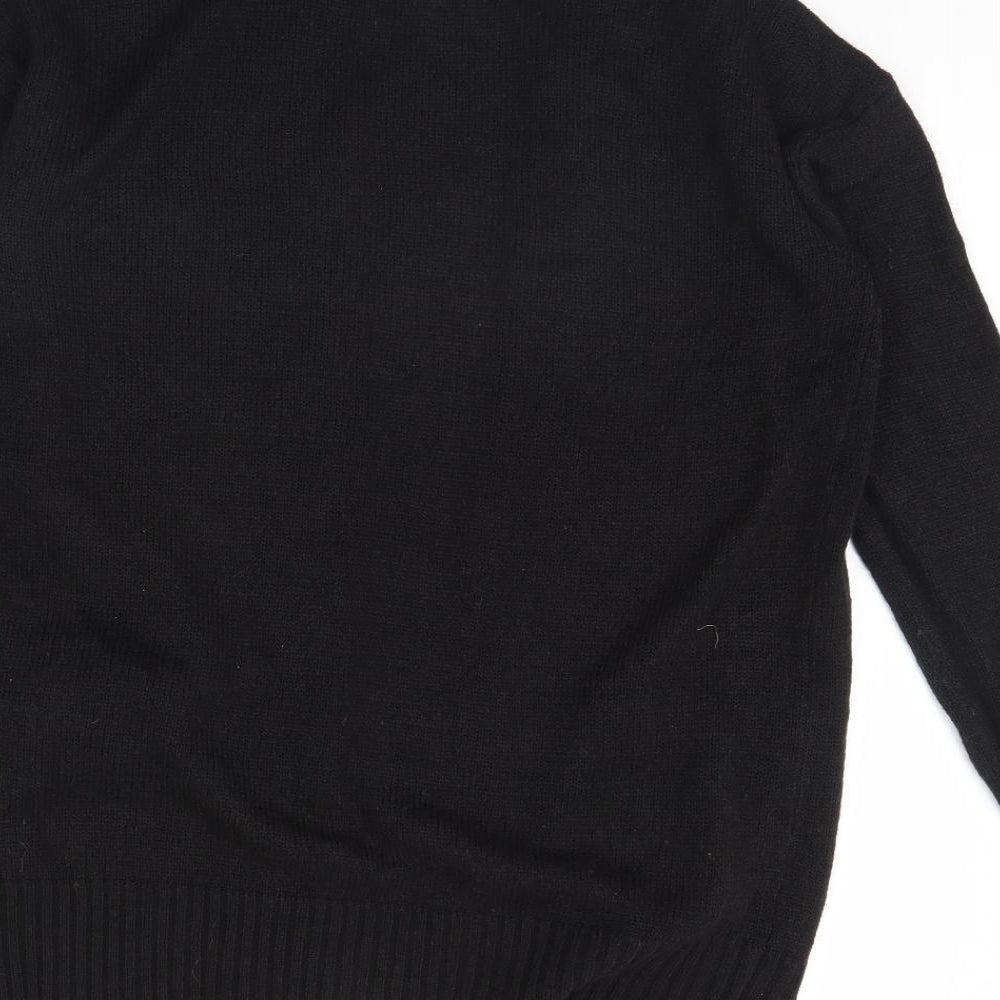 H&M Womens Black Cardigan Jumper Size S