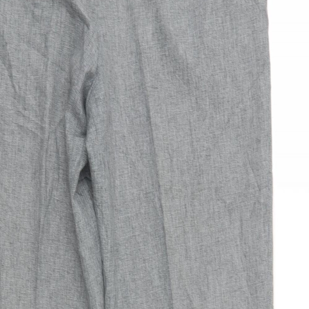 St Michael Womens Grey Trousers Size 14 L27 in