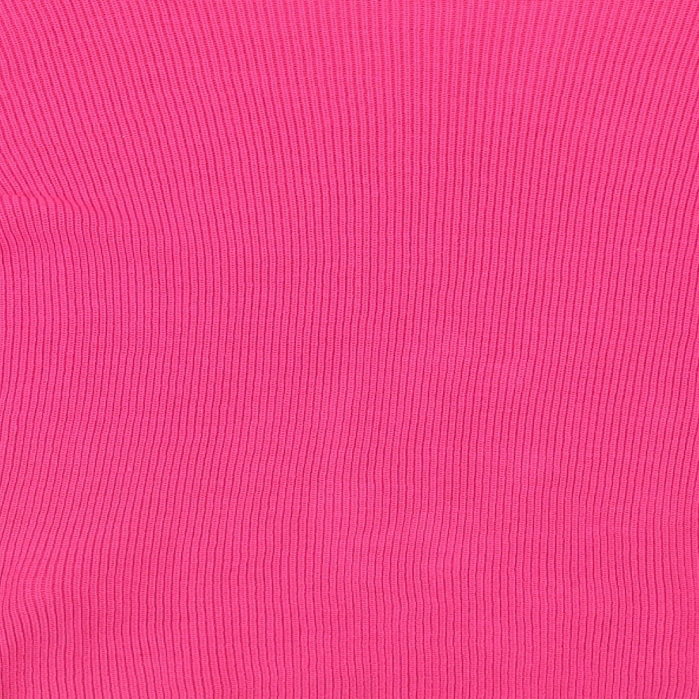 Pimkie Womens Pink Pullover Jumper Size M