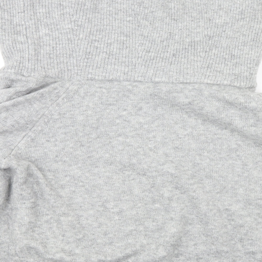 H&M Womens Grey Pullover Jumper Size XS