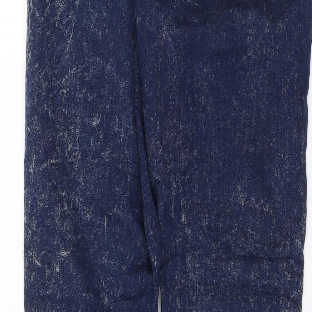 Topshop Womens Blue Skinny Jeans Size 8 L27 in