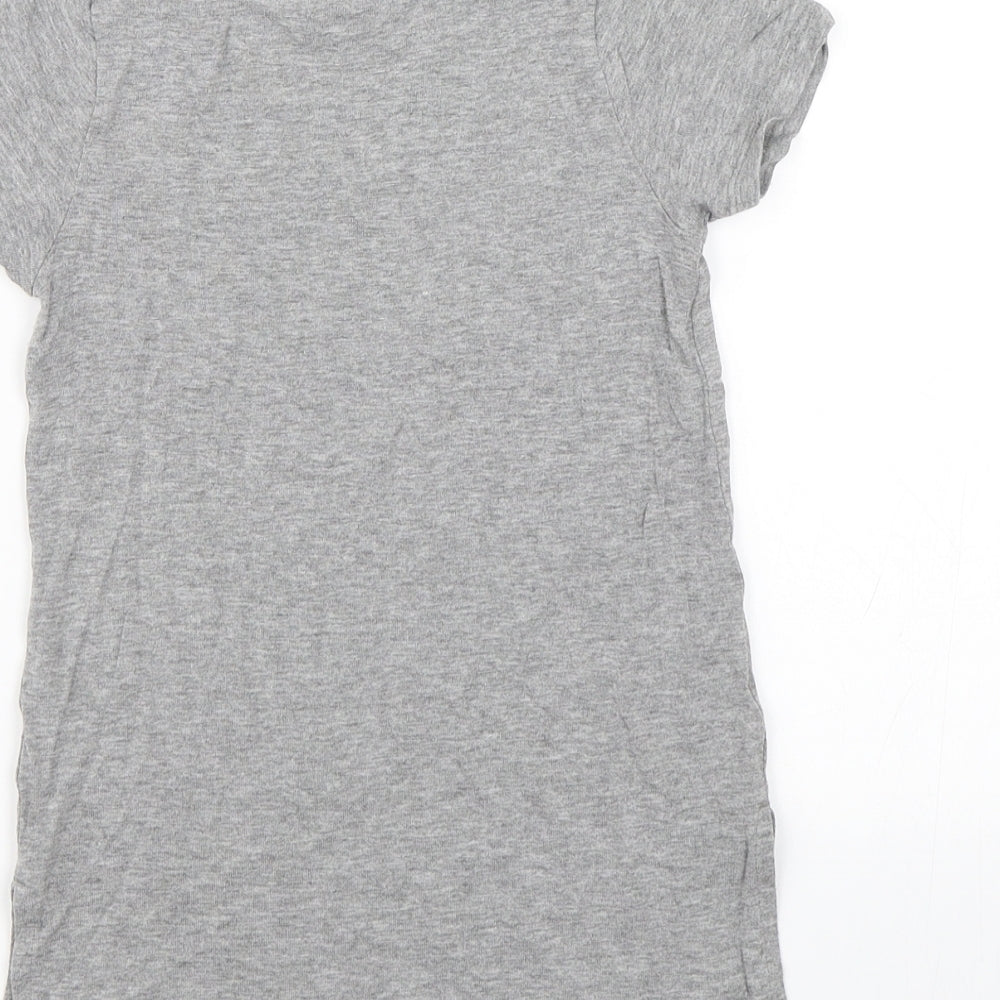 NEXT Girls Grey Basic T-Shirt Size 3 Years - Coolest kid ever