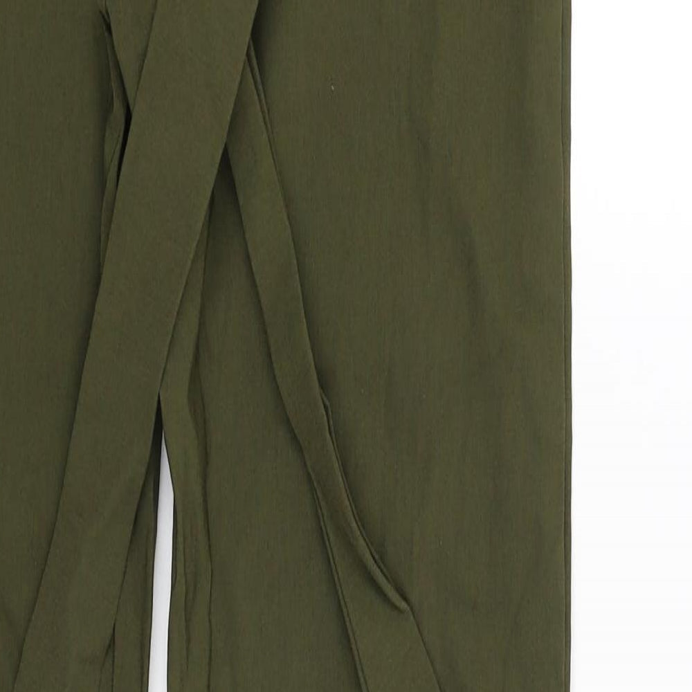 I SAW IT FIRST Womens Green Capri Trousers Size 8 L33 in