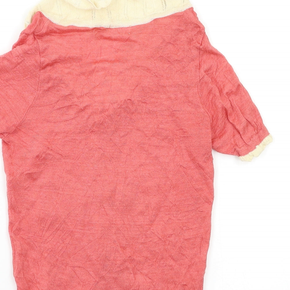 Mini Market Womens Red Cardigan Jumper Size 6