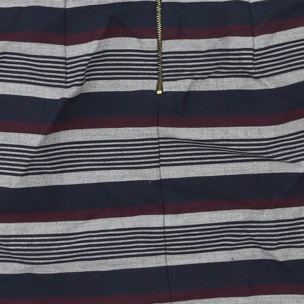 Promod Womens Multicoloured Striped Peasant Skirt Size S
