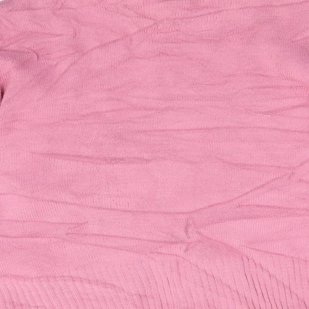 Gorgeous Womens Pink Knit Full Zip Jumper Size L