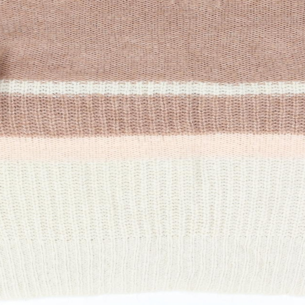Primark Womens Pink Knit Pullover Jumper Size M