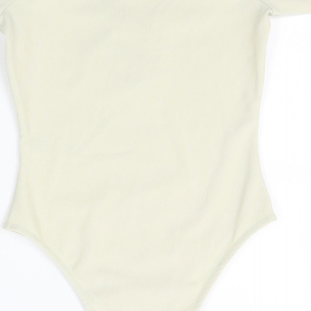 Topshop Womens Ivory Leotard One-Piece Size 10
