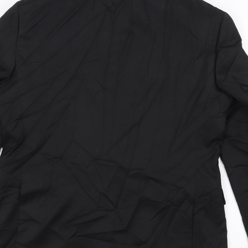 Marks & Spencer Mens Black Jacket Suit Jacket Size 38