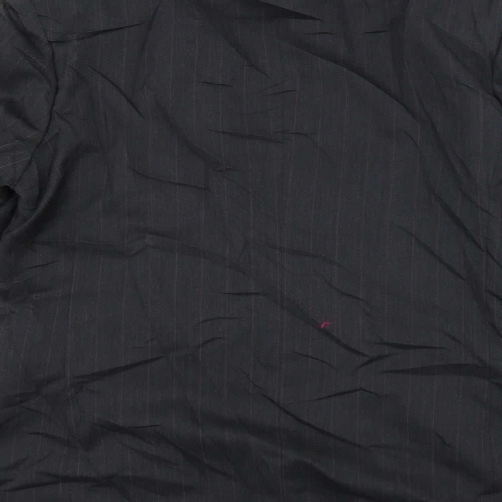 SKAPES Mens Black Jacket Suit Jacket Size 40