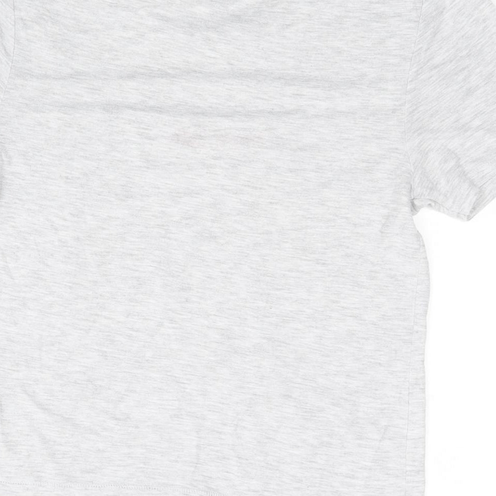 Topshop Womens Grey Basic T-Shirt Size 6