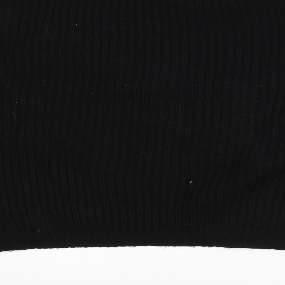 Boohoo Womens Black Pullover Jumper Size S