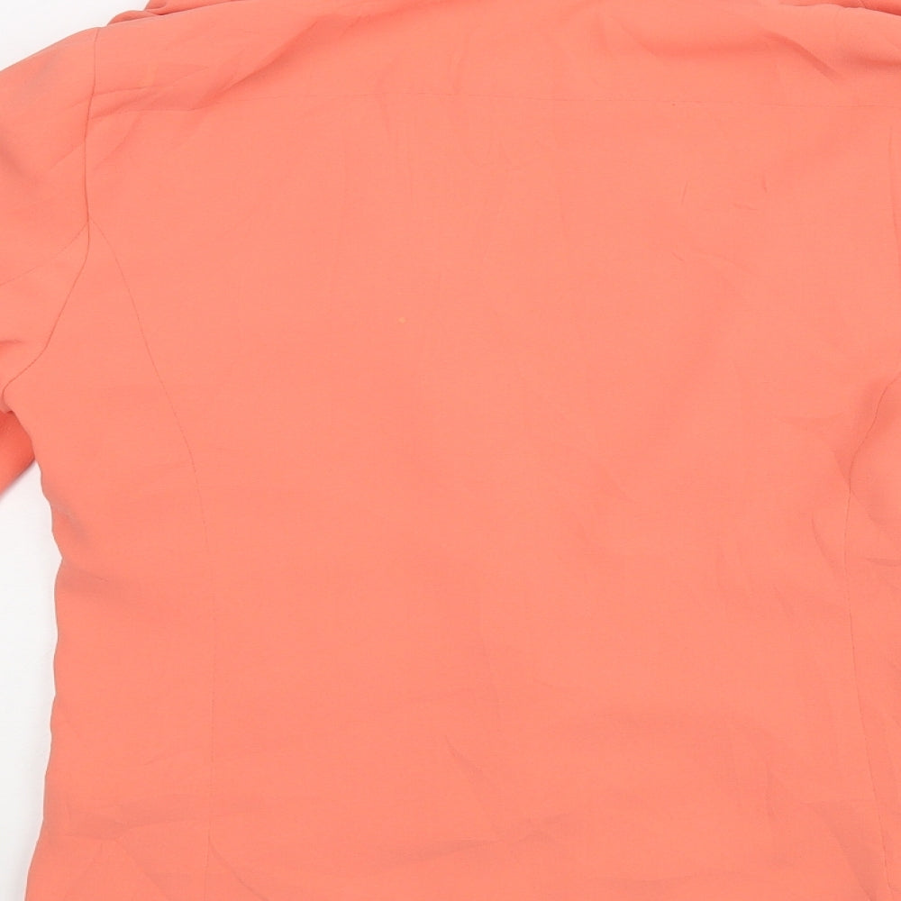Atmosphere Womens Orange Jacket Blazer Size 12