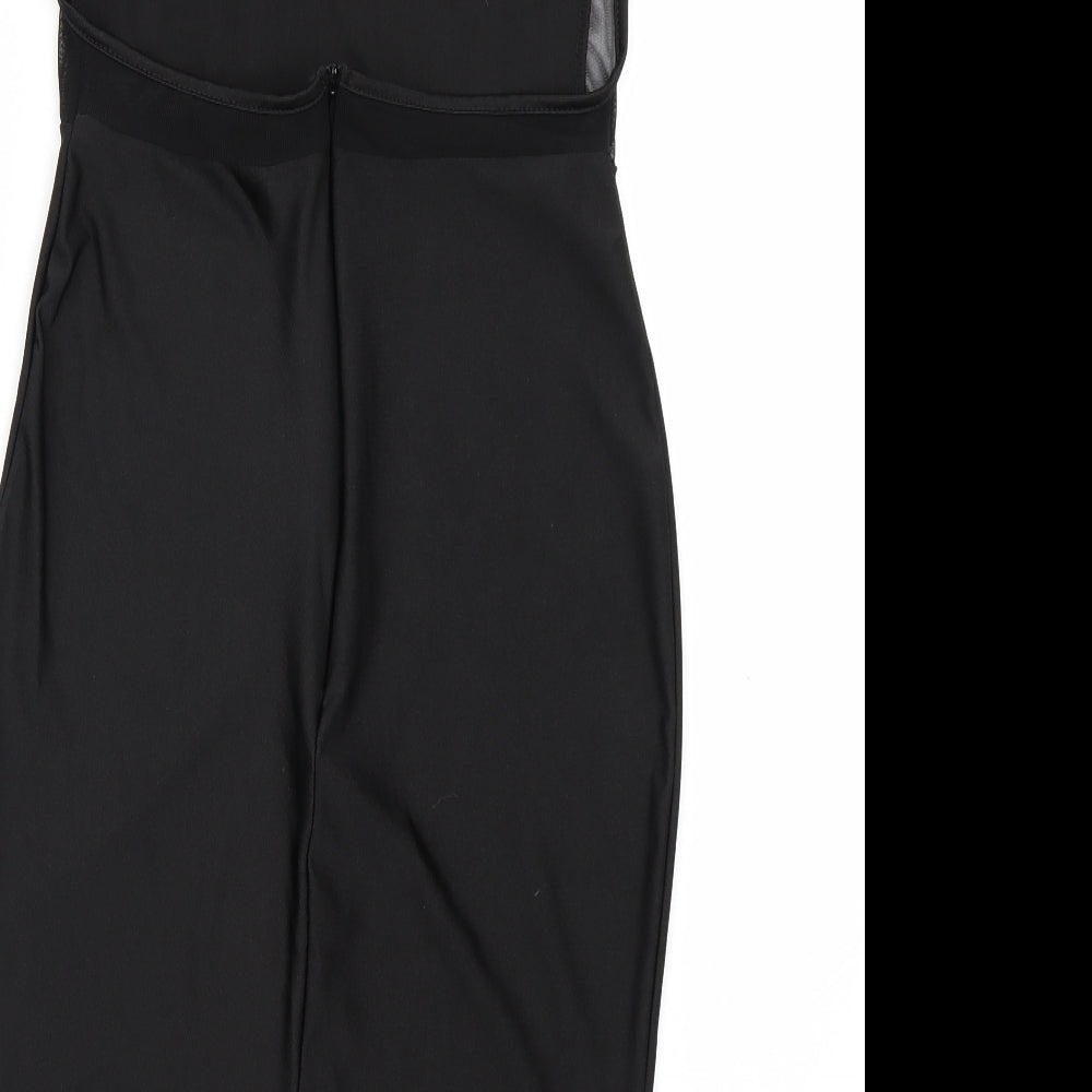 Preworn Womens Black Pencil Dress Size M
