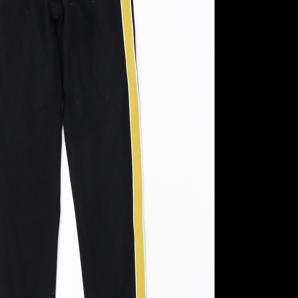 915 Girls Black Jogger Trousers Size 9 Years