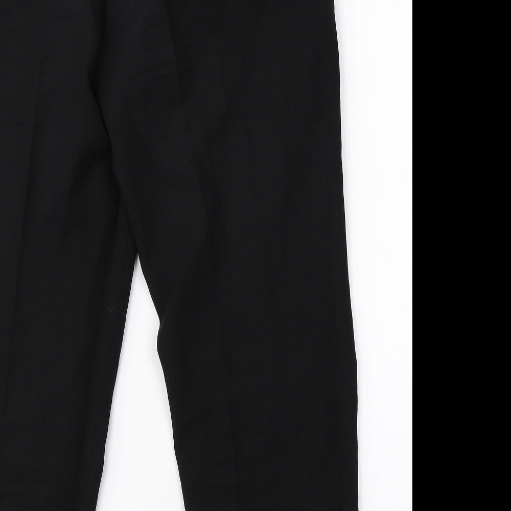George Mens Black Dress Pants Trousers Size 32 L29 in