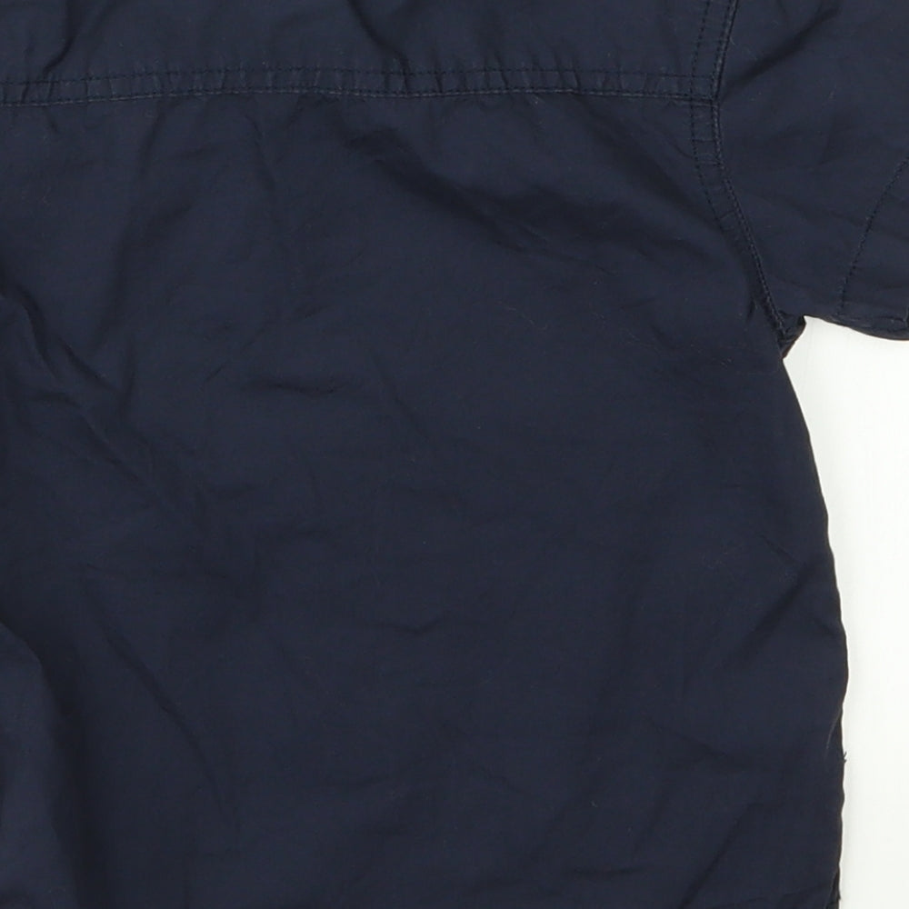 George Boys Blue Basic Button-Up Size 3 Years