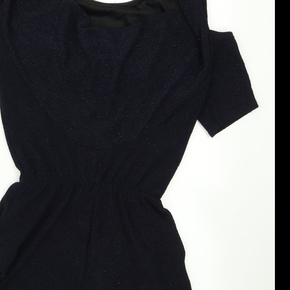 quix Womens Blue Playsuit One-Piece Size M