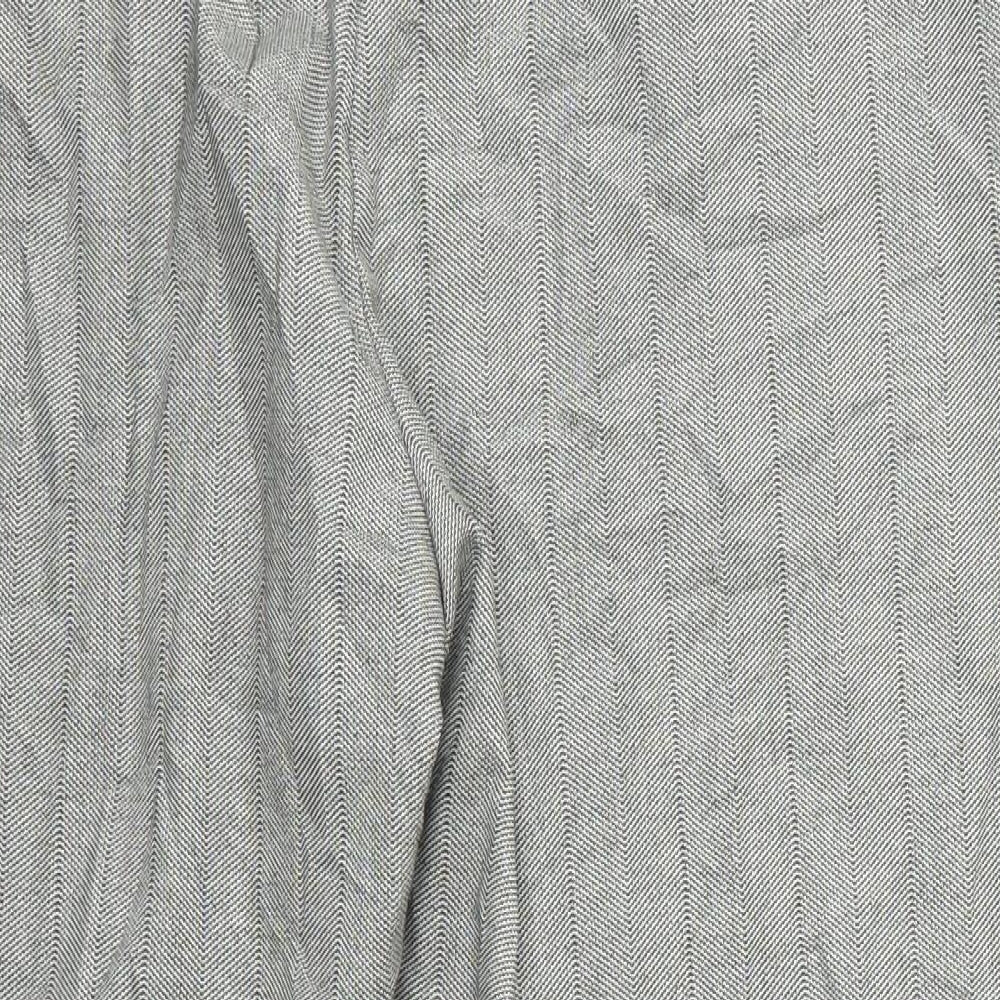 Marks & Spencer Womens Grey Trousers Size 38 L23 in