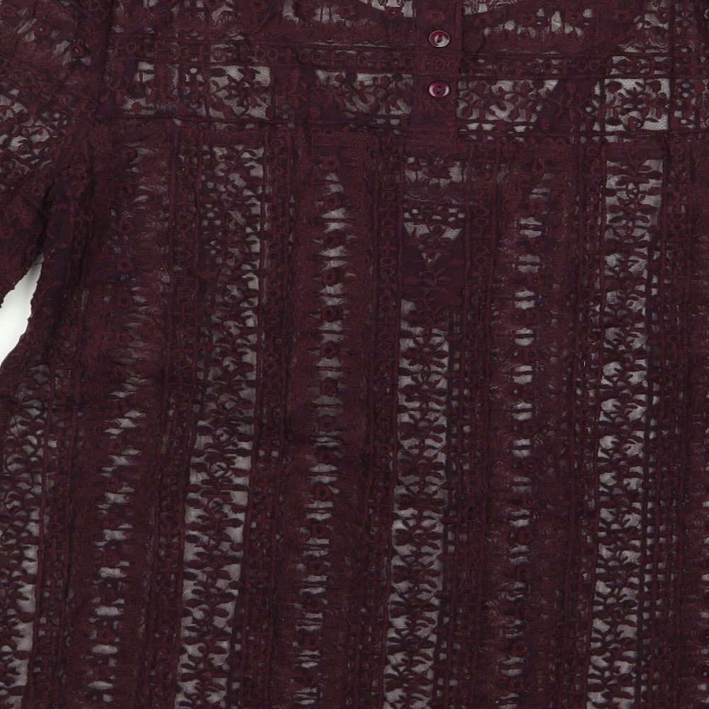 Papaya Womens Red Pullover Jumper Size 14