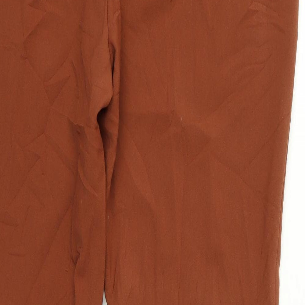 Dorothy Perkins Womens Orange Trousers Size 12 L31 in