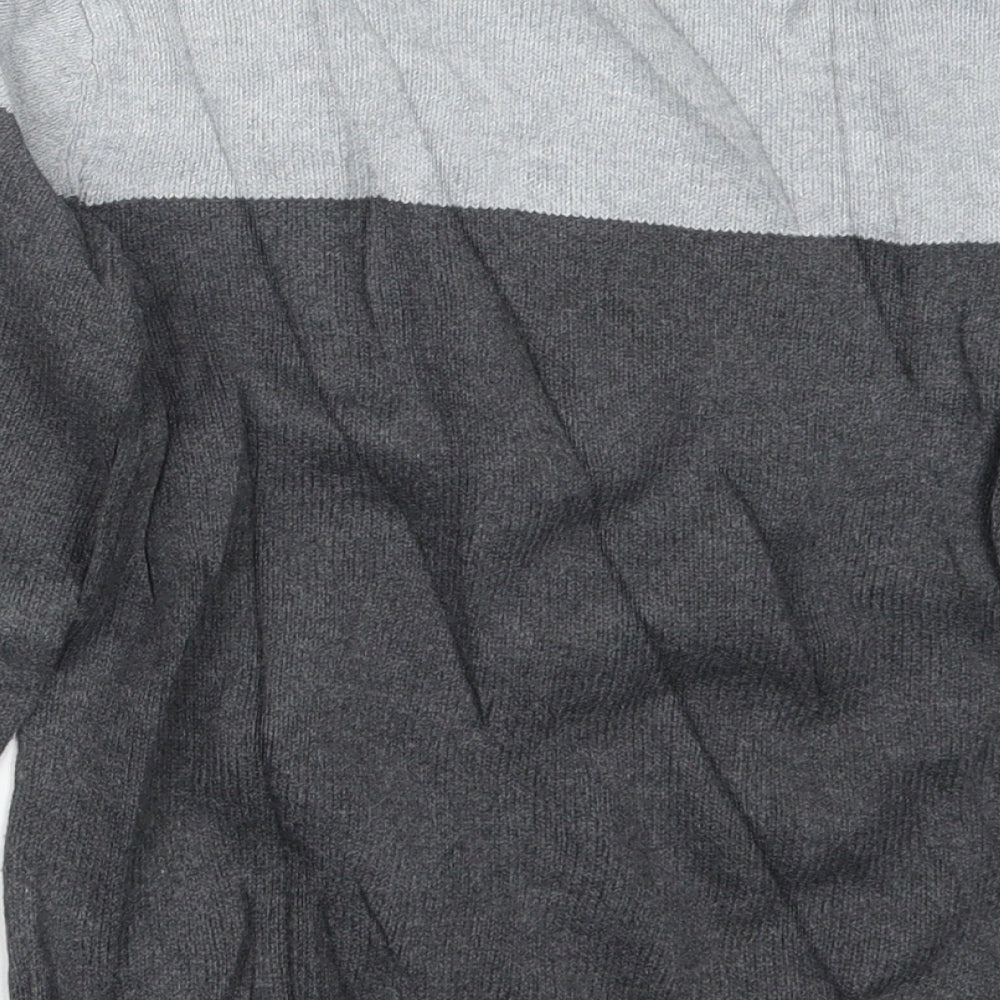 Samuel jr Boys Grey Knit Pullover Jumper Size 8 Years