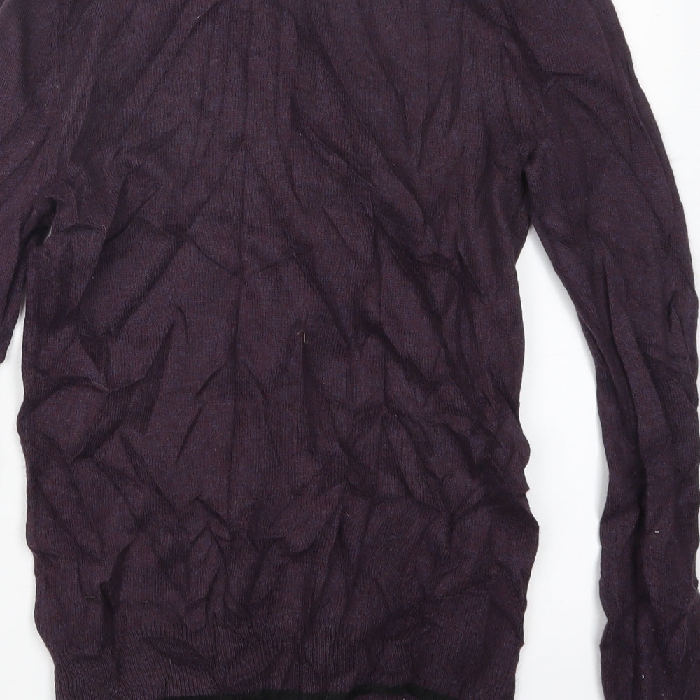 Principles Womens Purple Knit Pullover Jumper Size 10