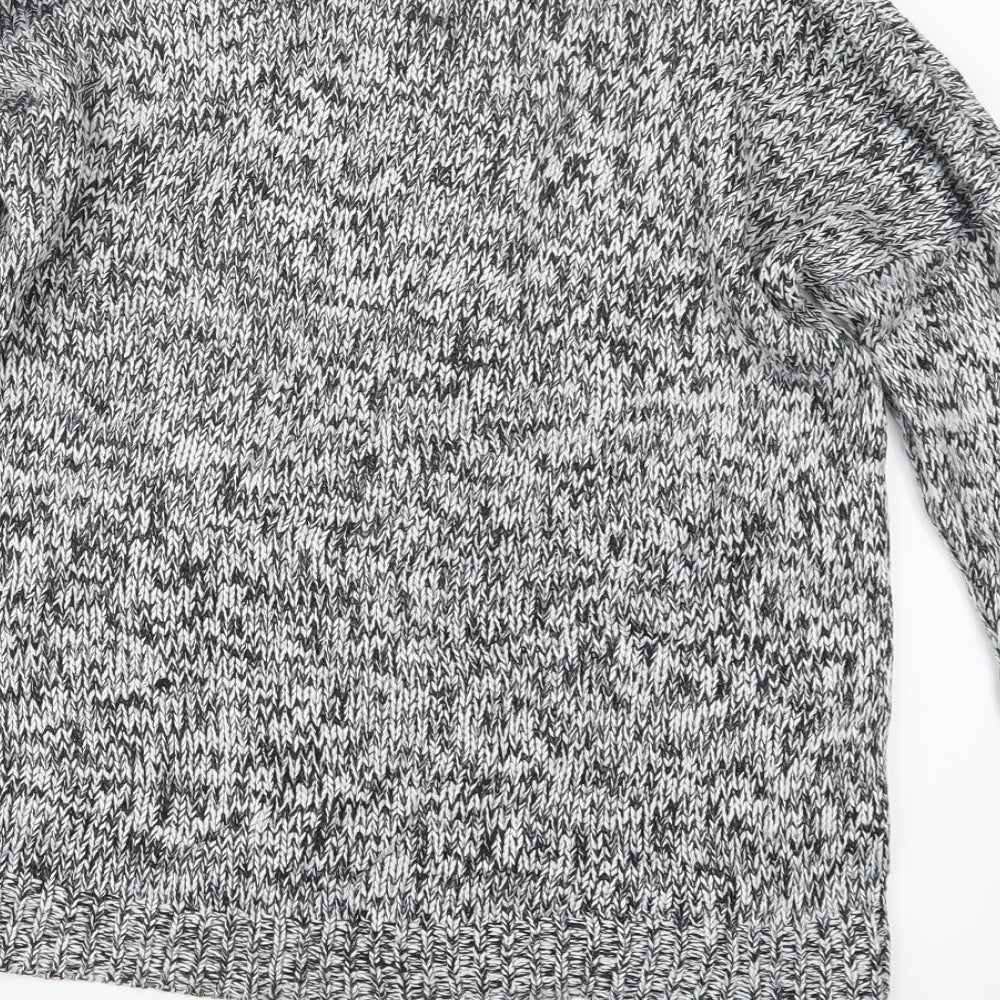 Originals Knitwear Womens Grey Knit Pullover Jumper Size M
