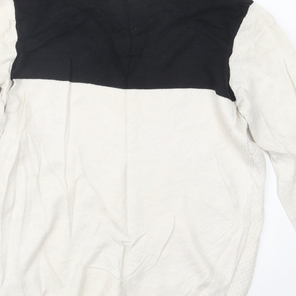 Dorothy Perkins Womens White Knit Pullover Jumper Size 10