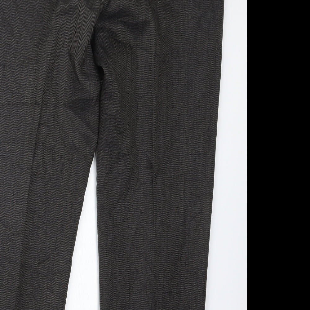 Bonmarché Womens Brown Trousers Size 16 L26 in