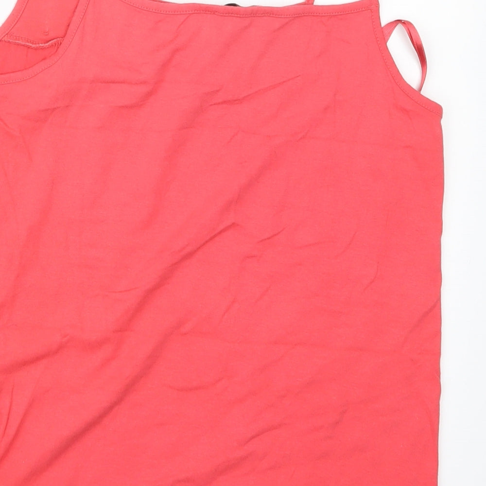 George Womens Pink Basic Blouse Size 12