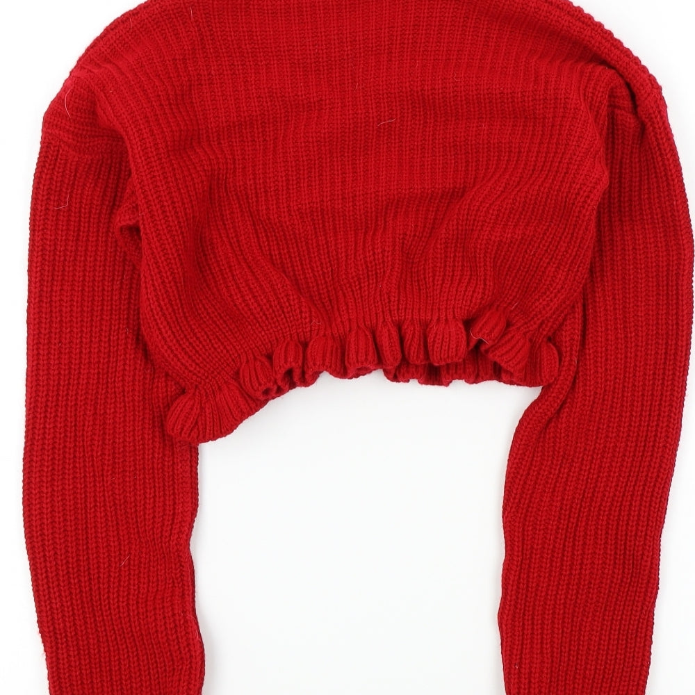 Preworn Womens Red Pullover Jumper Size M