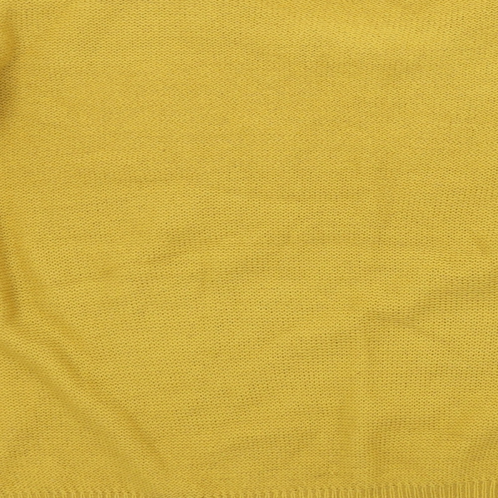 Brave Soul Womens Yellow Pullover Jumper Size L