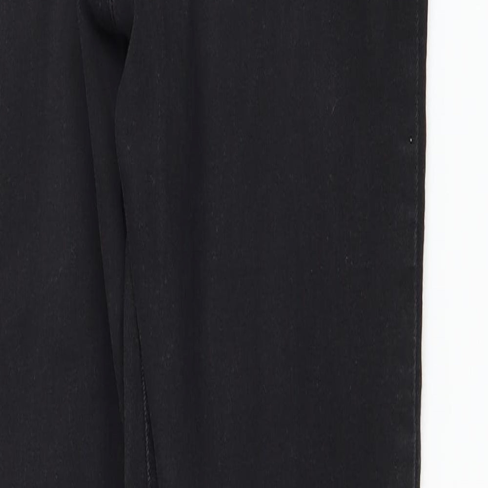 Denim & Co. Womens Black Denim Skinny Jeans Size 12 L30 in