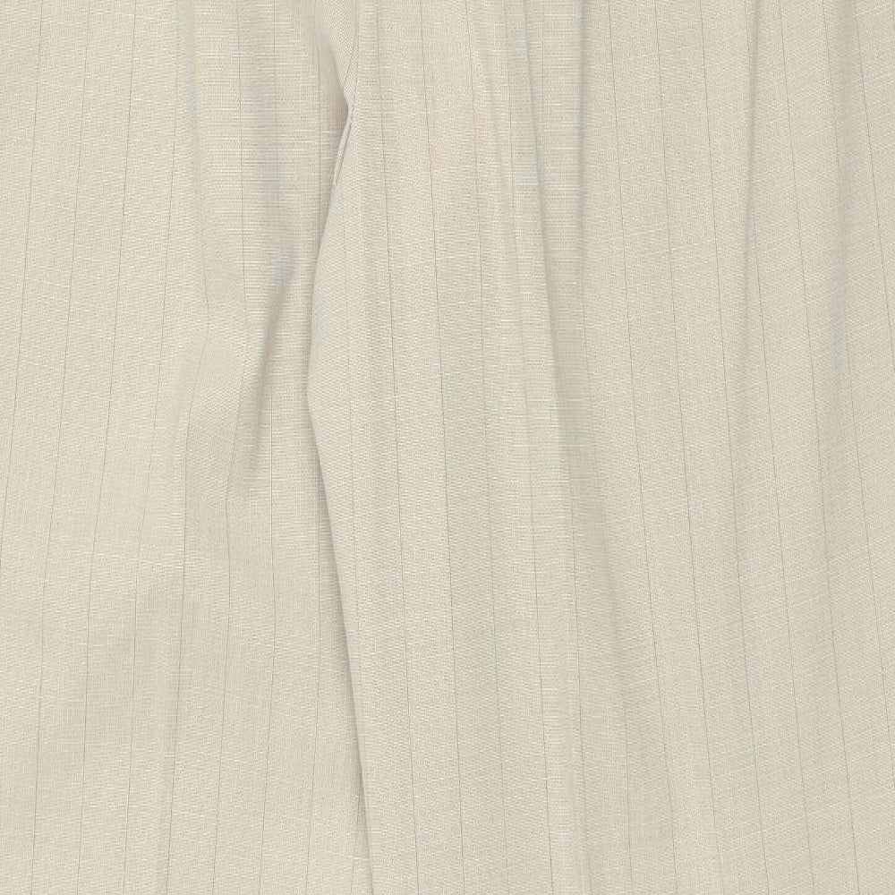 Eugen Klein Womens Beige Striped Trousers Size 34 in L29 in
