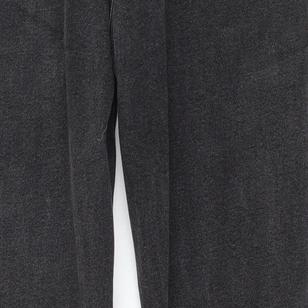 In the Style Womens Grey Denim Straight Jeans Size 8 L27 in