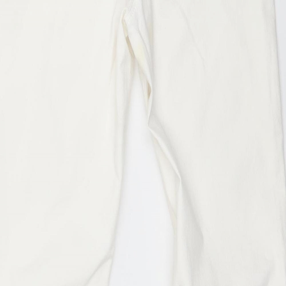 Dream Jeans Womens White Denim Straight Jeans Size 30 in L32 in